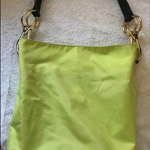 JPK 75 Paris Lime Green Canvas Bucket Bag
